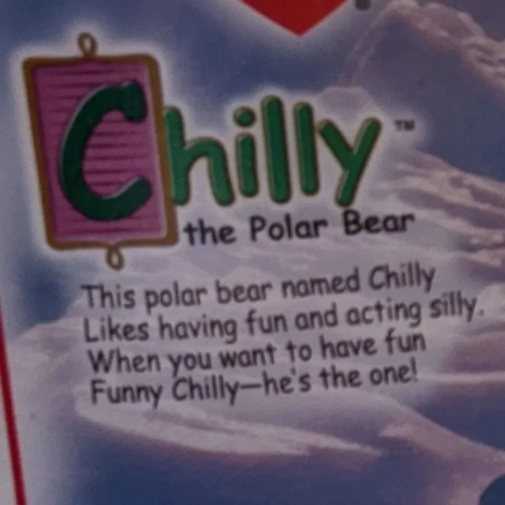 Legends Tiny Beanie Baby: Chilly, the polar bear - Picture 2 of 11